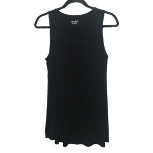 Isabel Maternity by Ingrid & Isabel Black Sleeveless Tank Top Small